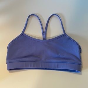 Lululemon Flow Y Sports Bra. Size 8. Light purple.